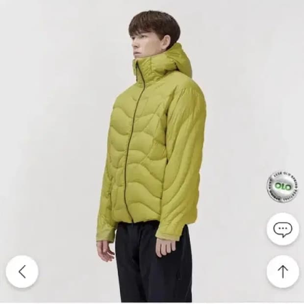 프리커 구스다운 퍼텍스 경량패딩 자켓 L