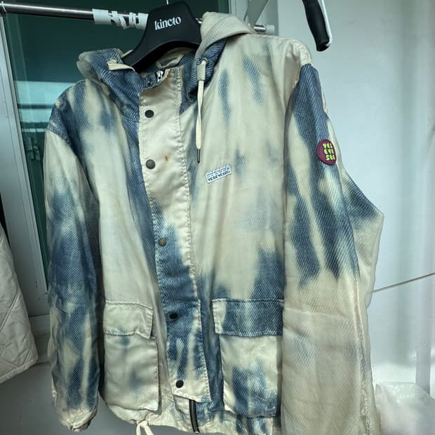 예스아이씨 bleached hooded jacket/Beige/L