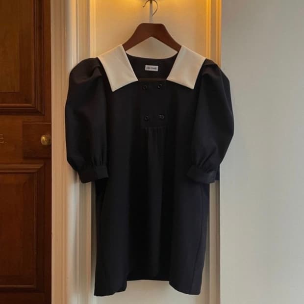 🏷️제제우노시티 어덜트 세일러 미니원피스