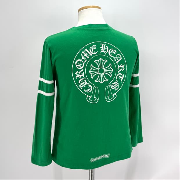 [S사이즈] 크롬하츠 33 홀스슈 로고 긴팔 롱슬리브 티셔츠