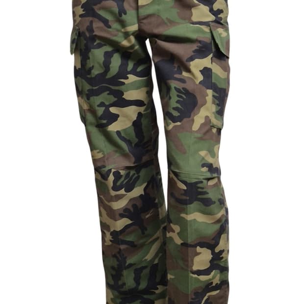 국군 구형 중기형 얼룩무늬 동계 전투복 바지 팬츠 하의 (M)