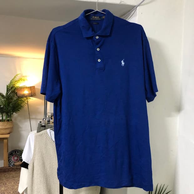 Polo Ralph Lauren 클래식 블루 써머 반팔티 
