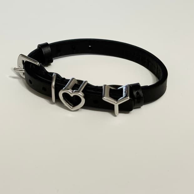 와이프로젝트 y project 하트 벨트 팔찌