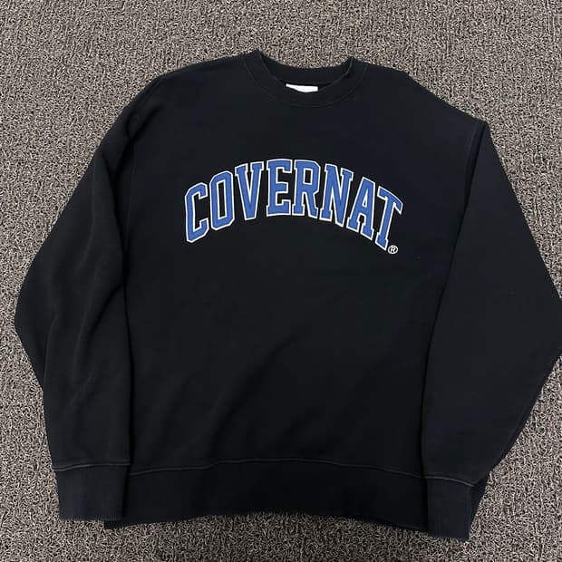 커버낫 맨투맨 블랙 L