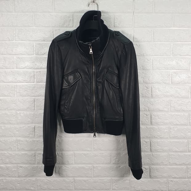 [55]클럽모나코 가죽 블루종 점퍼