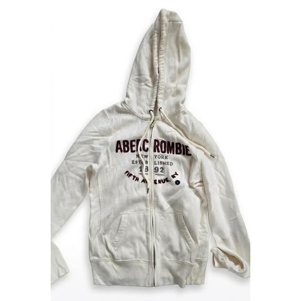 🤍교복템🤍아베크롬비 화이트 후드집업🤍