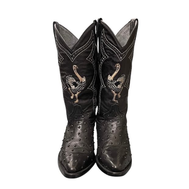 OSTRICH WESTERN BOOTS