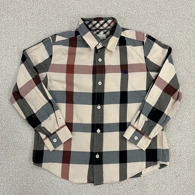 130 닥스 키즈 체트 셔츠 남방 0210M