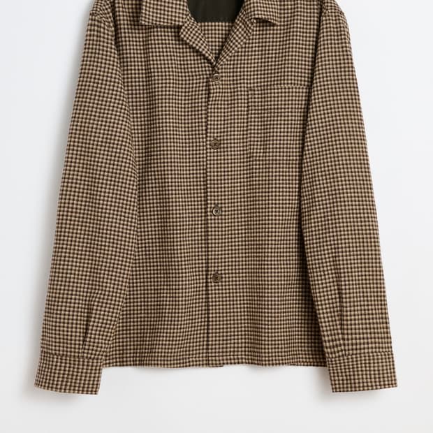 아워레가시 휴젠 셔츠 엔디노 플란넬 체크 사이즈50