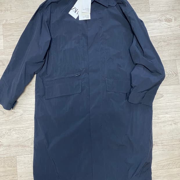 [s-m] 자라 x 스튜디오 니콜슨 트렌치 코트 네이비