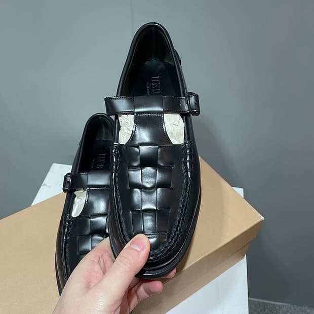 (정품/새상품) 헤레우 남성 블랙 솔레르 티바 로퍼