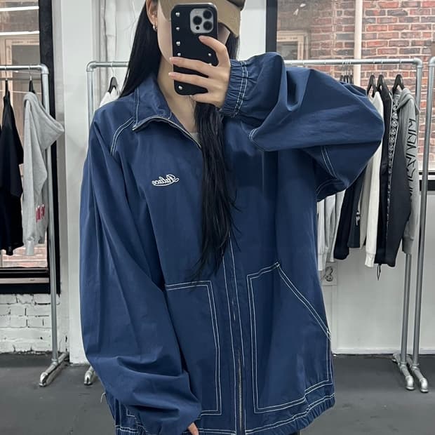 팔라스 25ss 린스드 나일론 자켓
