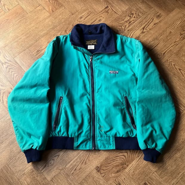 [XL]80's 에디바우어 Made in USA 나일론 쉘드 웜업 자켓