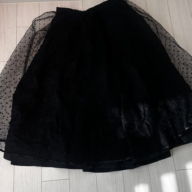 빈티지 레이스스커트 