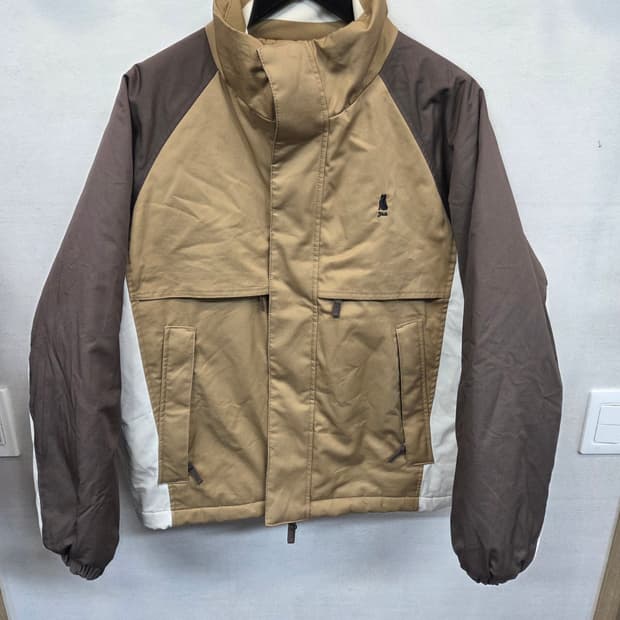 예일 컬러블럭 인슐레이션 안감퀄팅 자켓 s