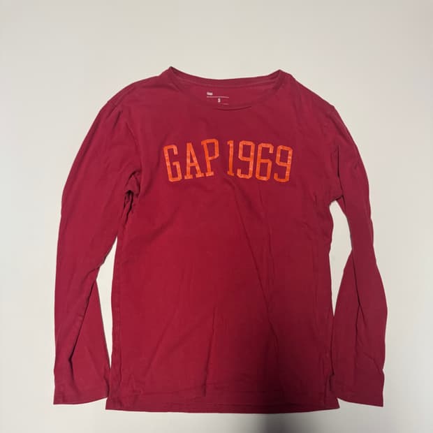 공용!! GAP 갭 1969 롱 슬리브 긴팔 티셔츠 S