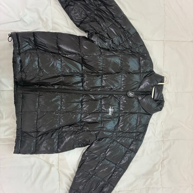 스투시 미드웨이트 퍼퍼 블랙 L