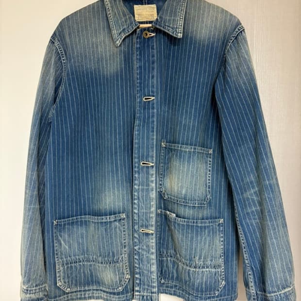 풀카운트 와바시 스트라이프 초어자켓 42size