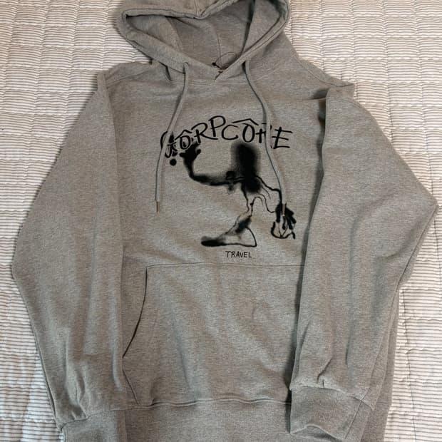Travel 프린팅 후드티