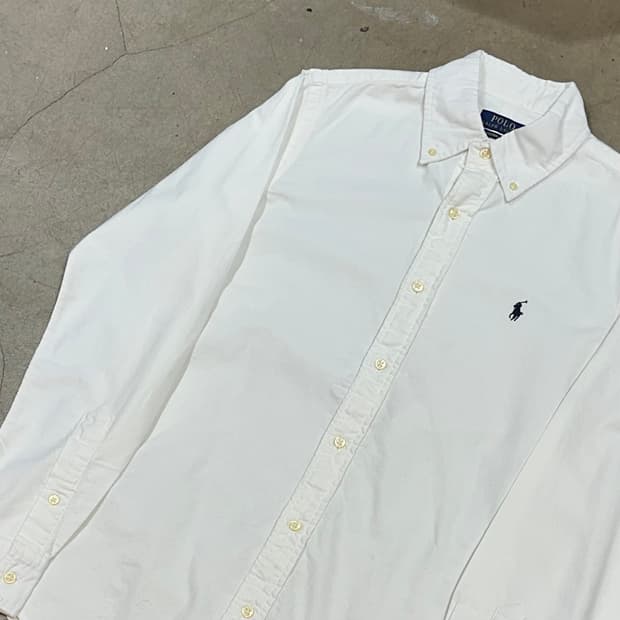 S 폴로랄프로렌 커스텀핏 화이트 셔츠