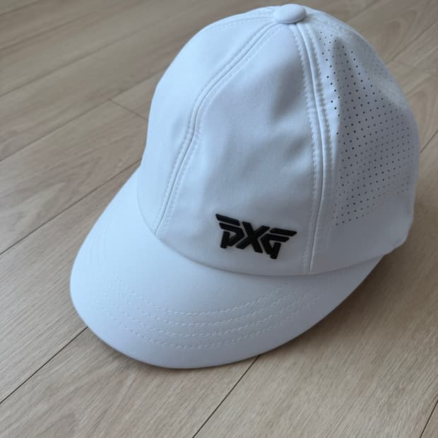 (새상품) PXG 화이트 골프 캡 모자