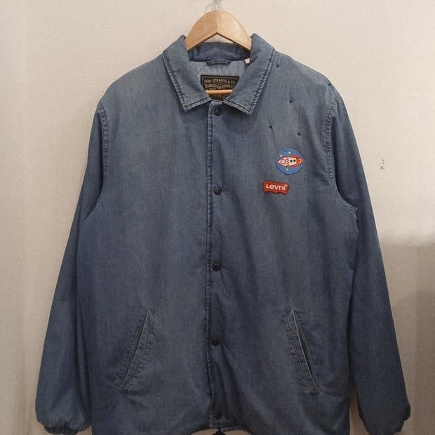 리바이스 누빔코치자켓