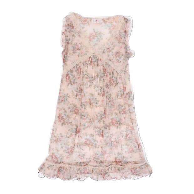 빈티지 페어리 플라워 레이스 원피스