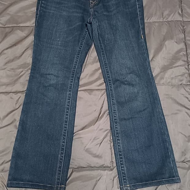 트루릴리전 기모스판청바지 28인치 기장90