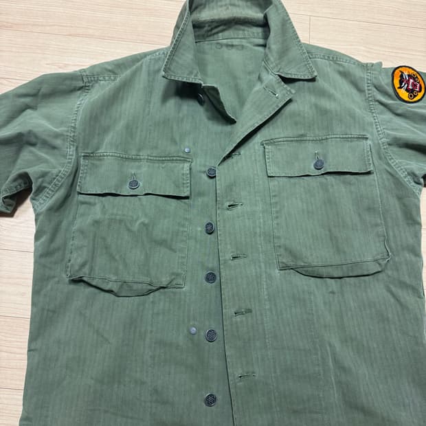 미군 M43 헤링본 셔츠 xl
