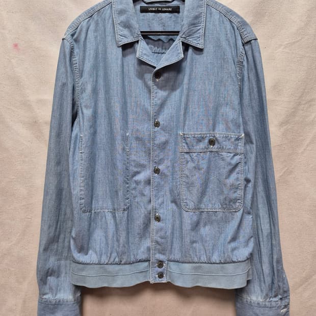 유니클로 르메르 샴브레이 블루종