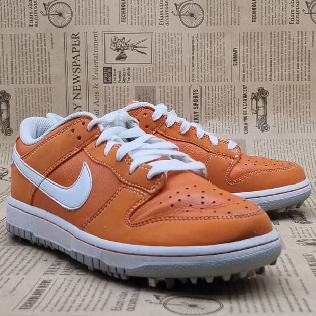 나이키 덩크 로우 오렌지 골프화 255