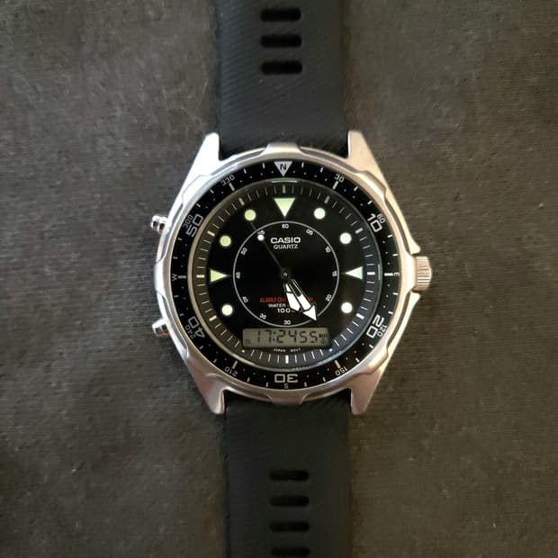 빈티지 카시오 AMW-320 밀리터리/세이코/시티즌/해밀턴