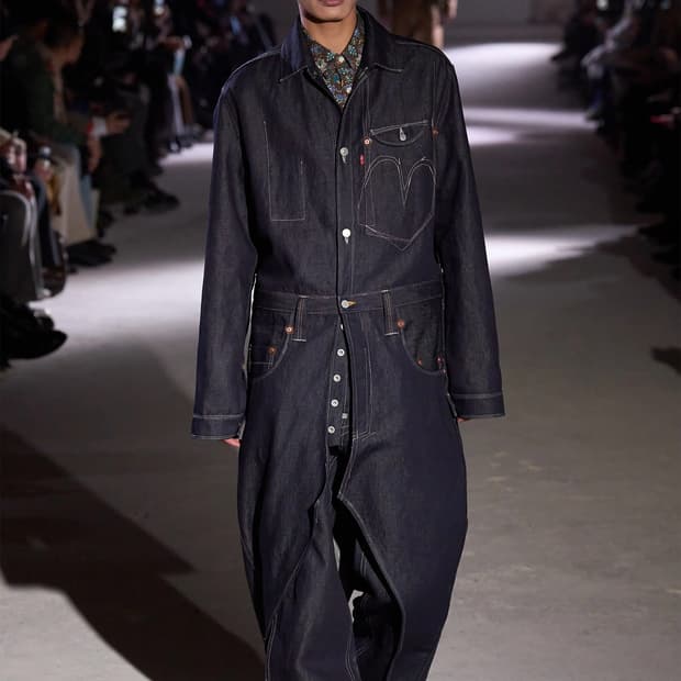 준야 와타나베 24aw 리바이스 데님 코트