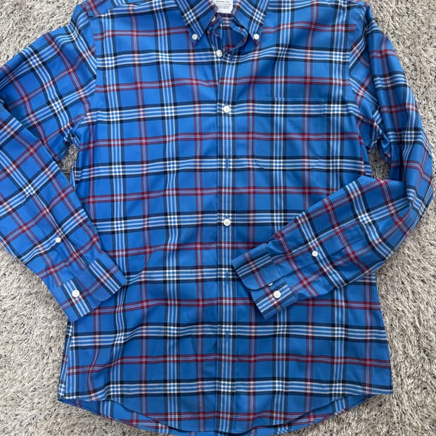 일본판 브룩스브라더스 체크셔츠 사이즈 100-105