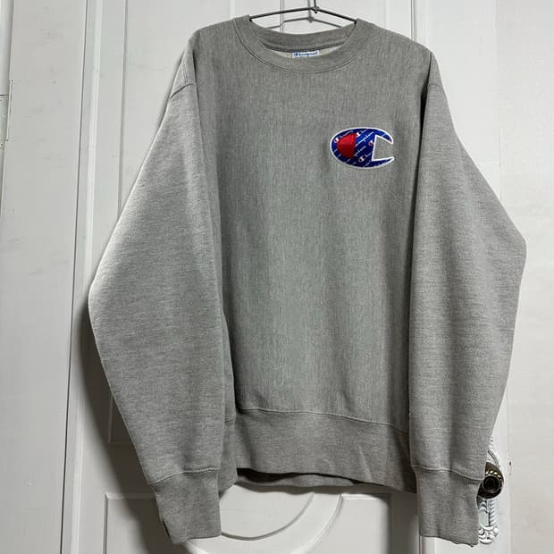 챔피온 빅로고 리버스위브 맨투맨