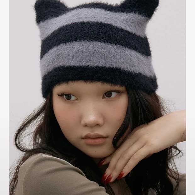 익스파이어드걸 고양이 비니