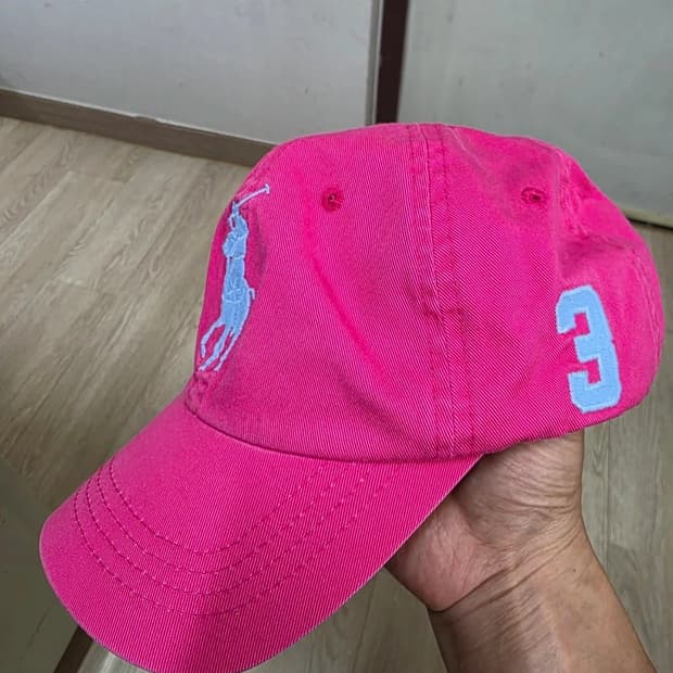 폴로 랄프로렌 빅포니 레더 스트랩 볼캡 모자