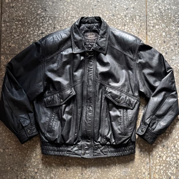 빈티지 카우하이드 봄버자켓(O57)