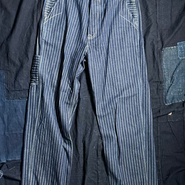 Non Stock 1920s 와바시 레일웨이 워크팬츠 XL
