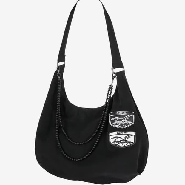 카시코 볼 체인백 블랙