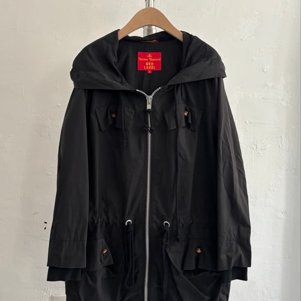 Vivienne Westwood 비비안웨스트우드 레드라벨 블랙 후드 자켓