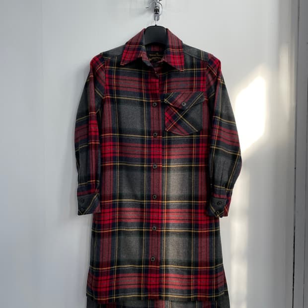 비비안 웨스트우드 오브 로고 셔츠 드레스