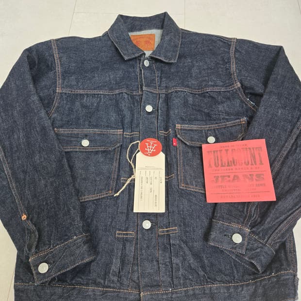 풀카운트 2102w 원워시 데님자켓 42