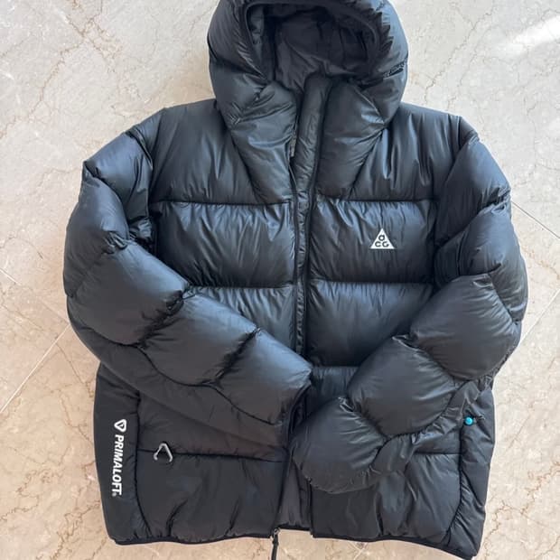 나이키 ACG 루나 레이크 패딩 블랙 