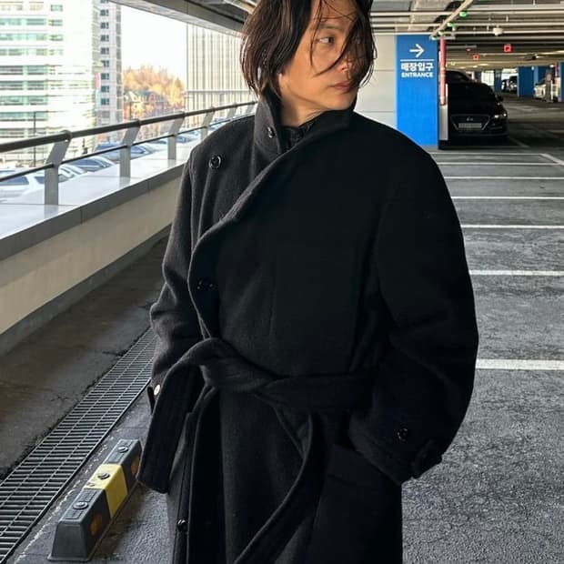 [구매][XS] 르메르 르매르 lemaire 랩코트 블랙