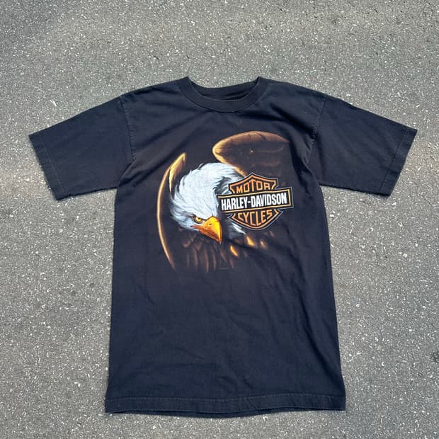 [할리데이비슨] •00s Vintage Eagle Tee