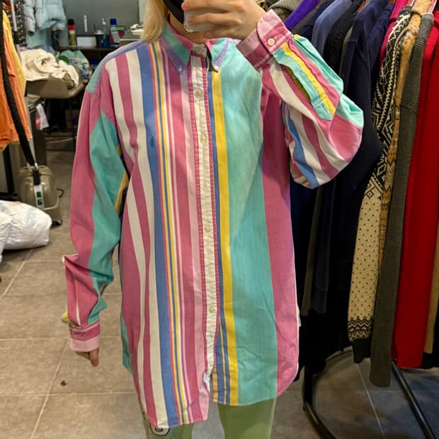 [No.9]Polo 폴로 스트라이프 긴팔셔츠