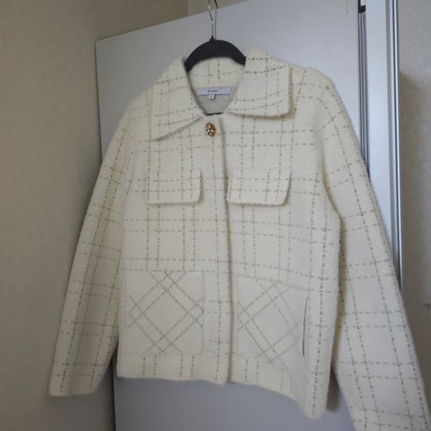 온앤온 트위드 가디건 자켓