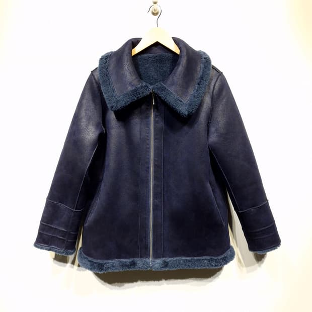 새상품)베라왕 양모100% 리버시블 무스탕_66