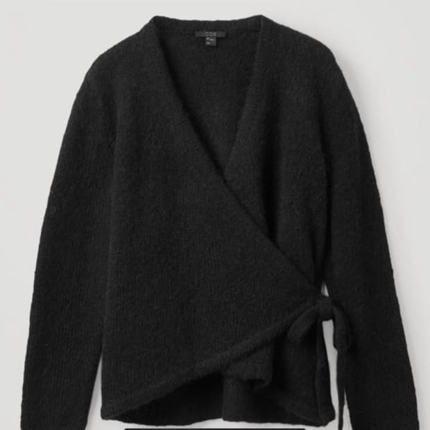 코스 랩 가디건 다크네이비 L